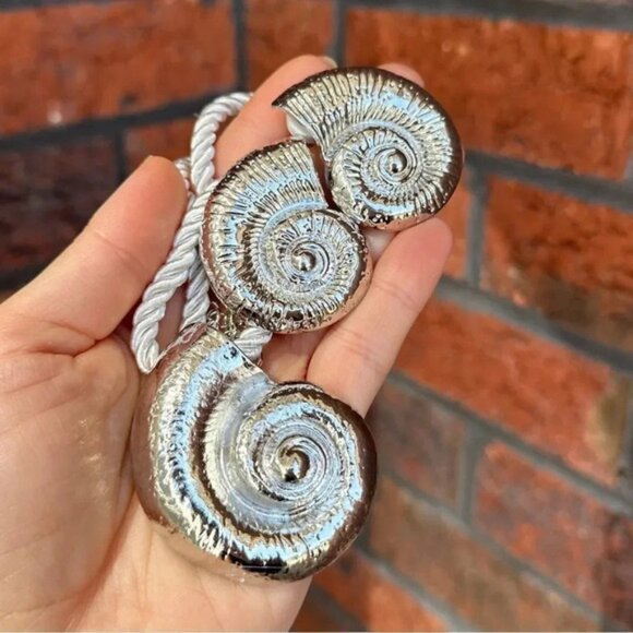 Zara Jewelry - Zara Silver Seashore Necklace&Earrings SeaShell